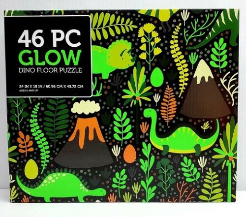 Glow Dino Floor Puzzle 46 Pieces
